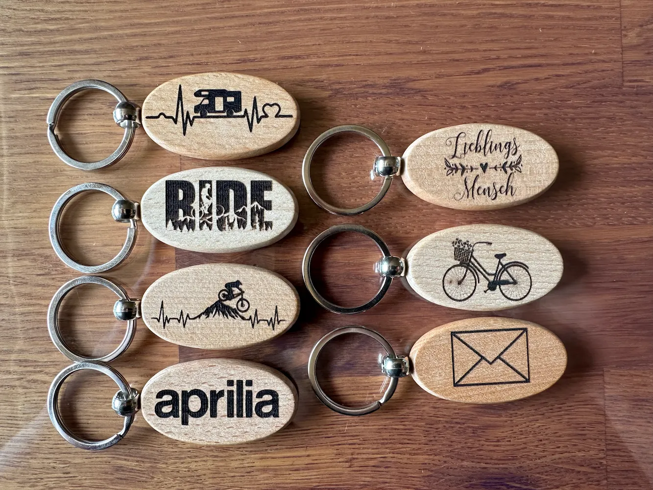 Schlüsselanhänger mit Gravur